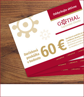 Darčeková poukážka v hodnote 60€